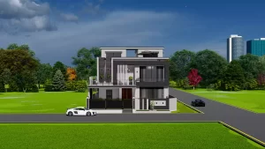 1 kanal house Front design